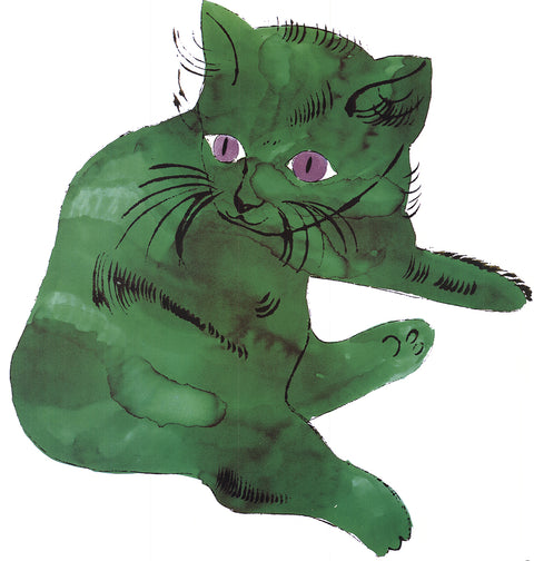 ANDY WARHOL Cat (Green), 1999