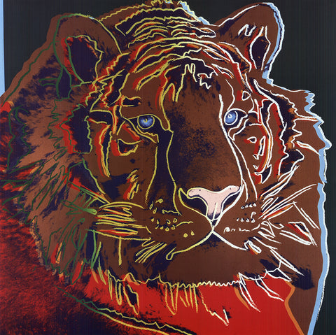 ANDY WARHOL Endangered Siberian Tiger$17, 1999