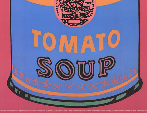 ANDY WARHOL Soup Can Tomato Colored, 1993