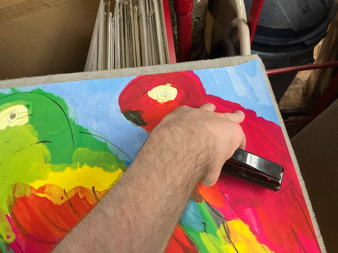 WALASSE TING Parrots, 1990