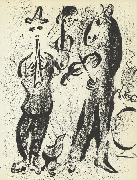 MARC CHAGALL Itinerant Players, 1957