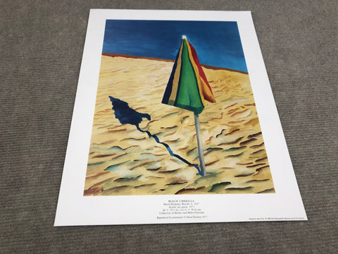 DAVID HOCKNEY Beach Umbrella, 1988