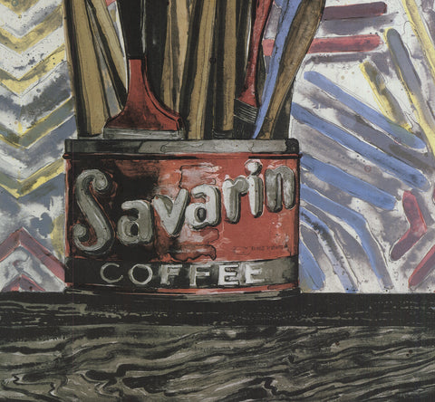 JASPER JOHNS Savarin Cans, 1986