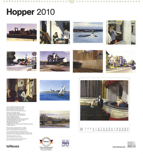Hopper 2010 19 x 17.75 Book 2010 Realism