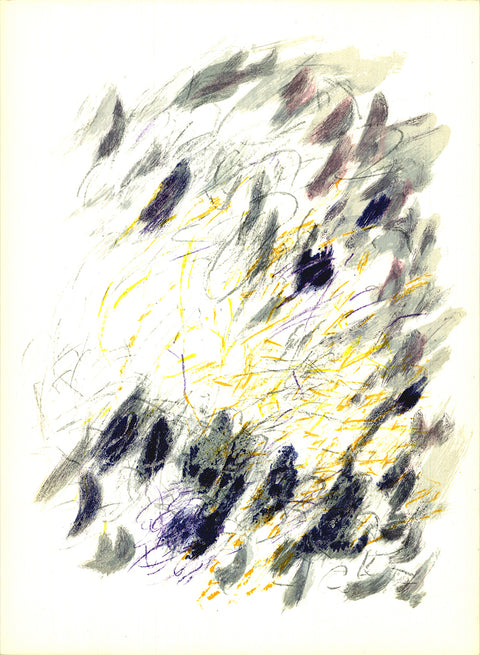 JEAN RENE BAZAINE Composition, 1960