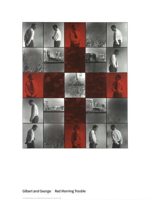 GILBERT & GEORGE Red Morning Trouble, 2000