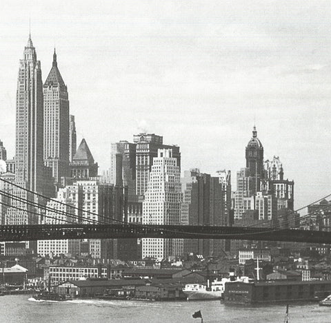 ARTIST UNKNOWN The Brooklyn Bridge with the New York City Skyline in the Background, 1999