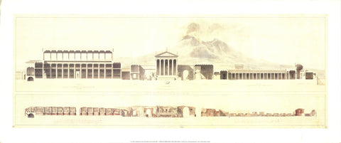 F.E. CALLET Restauration du Forum de Pompei, 1984