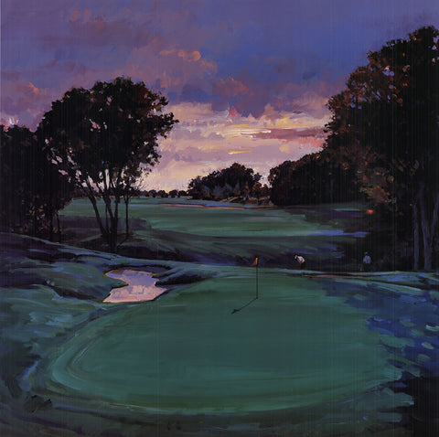 ROBERT SCHAAR Sunset Golfing, 1992