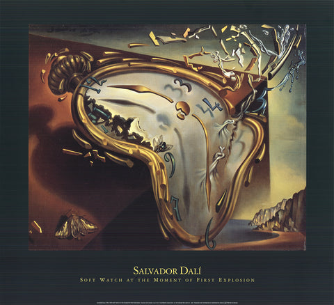 SALVADOR DALI Soft Watch at the Moment of First Explosion, 1995