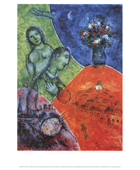 MARC CHAGALL Self-Portrait with Flowers, 2007
