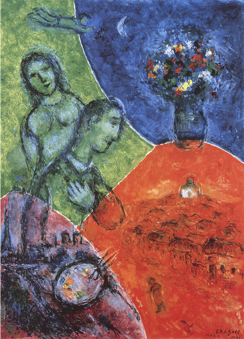 MARC CHAGALL Self-Portrait with Flowers, 2007