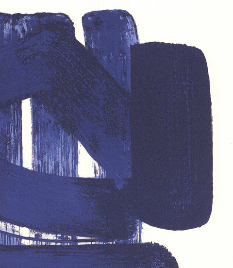 PIERRE SOULAGES Composition Bleue, 2015