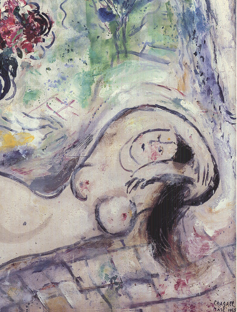 MARC CHAGALL Nude with Flower Basket, 1994