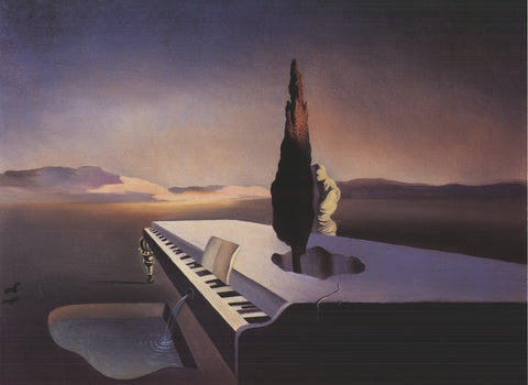 SALVADOR DALI Necrophiliac Spring Flowering From Piano with Tail, 2000