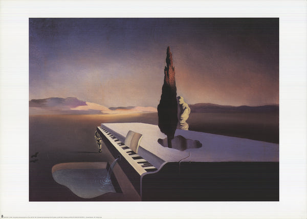 SALVADOR DALI Necrophiliac Spring Flowering From Piano with Tail