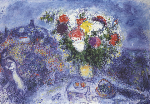 MARC CHAGALL Flowers, 1995
