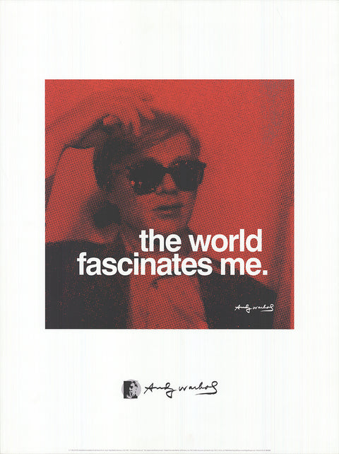 ANDY WARHOL The World Fascinates Me, 2010