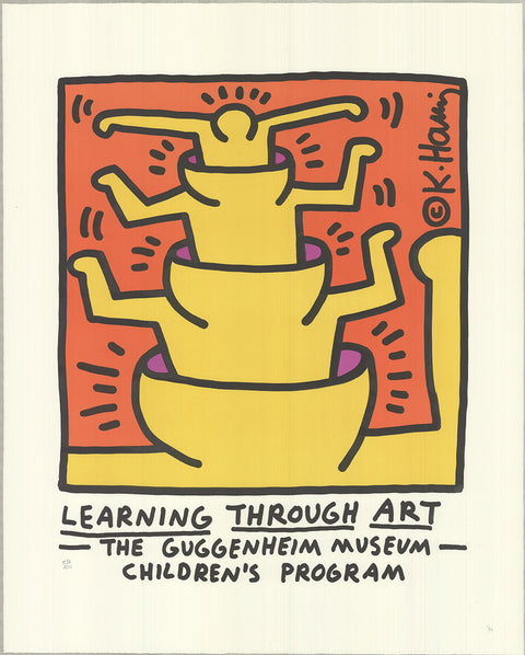 KEITH HARING Learning Through Art, 1990