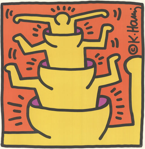 KEITH HARING Learning Through Art, 1990