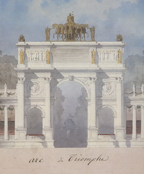 EMMANUEL BRUNE Arc de Triomphe, 1989