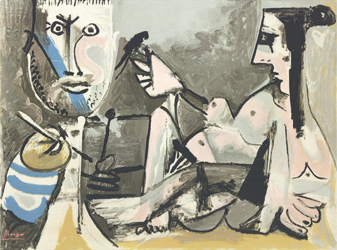 PABLO PICASSO The Artist and His Model, 1974