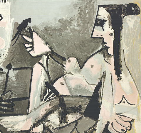 PABLO PICASSO The Artist and His Model, 1974