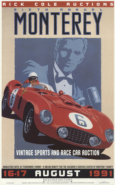 DENNIS SIMON Sixth Annual Monterey Vintage Sports and Race Car Auction, 1991