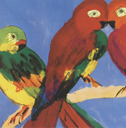 WALASSE TING Parrots, 1994