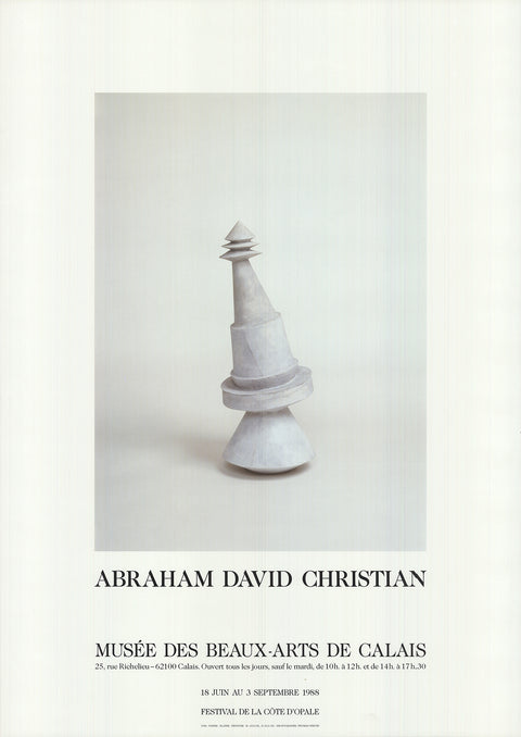 ABRAHAM DAVID CHRISTIAN Calais Museum of Fine Arts, 1988