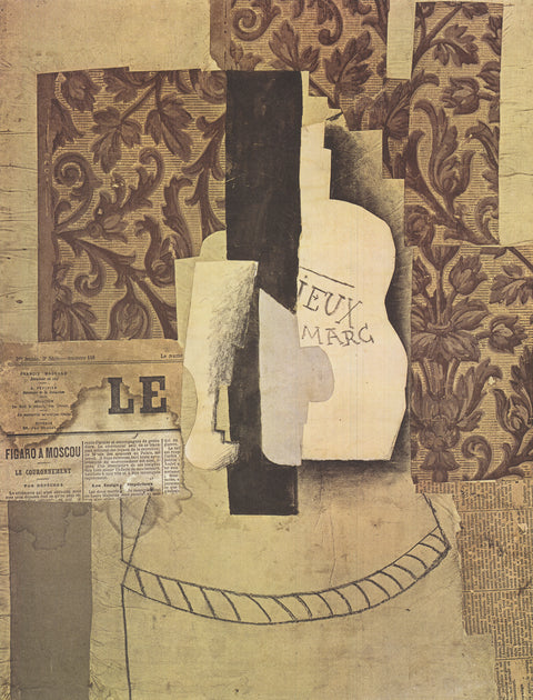 PABLO PICASSO Still Life, Bottle and Glass, 1990