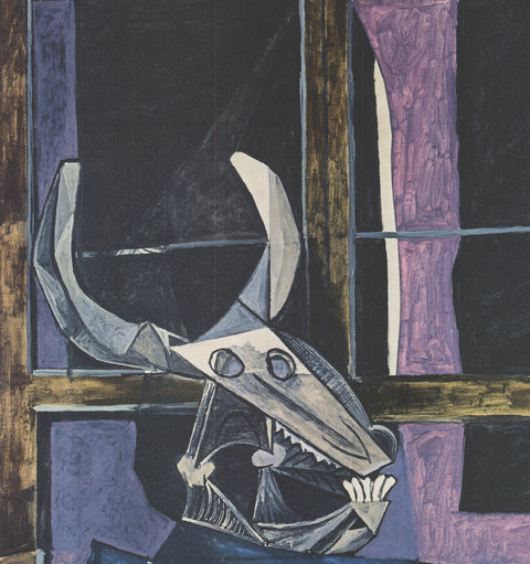 PABLO PICASSO Still Life with Ox Skull, 1990