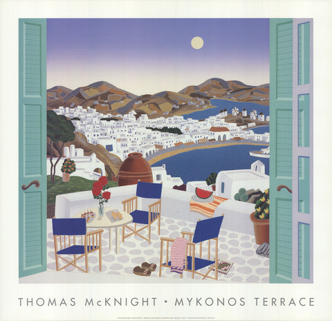 THOMAS MCKNIGHT Mykonos Terrace , 1996