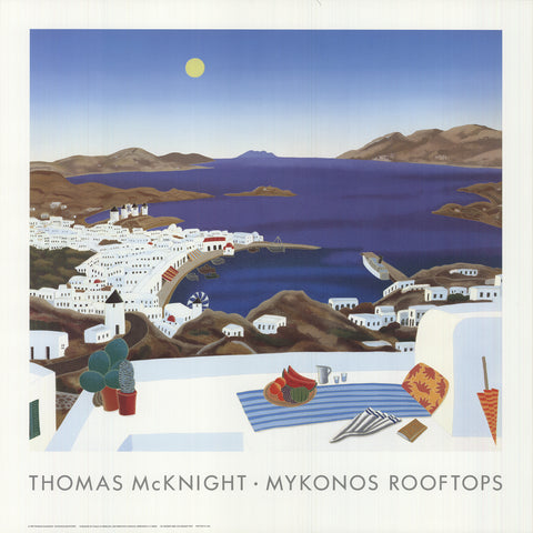 THOMAS MCKNIGHT Mykonos Rooftops, 1992