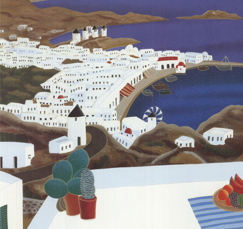 THOMAS MCKNIGHT Mykonos Rooftops, 1992