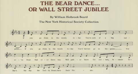 PAUL DAVIS The Bear Dance...Or Wall Street Jubilee, 1983