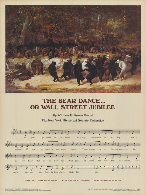 PAUL DAVIS The Bear Dance...Or Wall Street Jubilee II, 1983