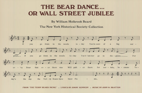 PAUL DAVIS The Bear Dance...Or Wall Street Jubilee II, 1983