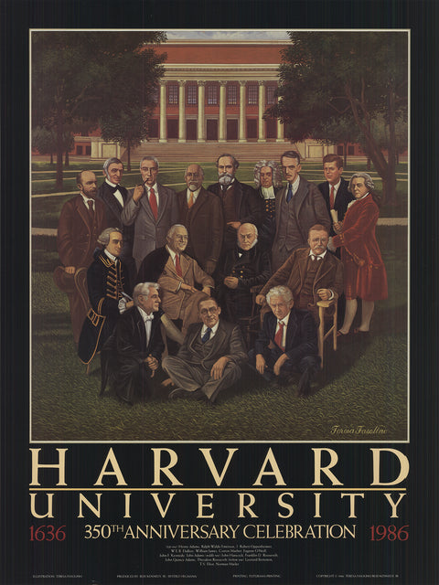 TERESA FASOLINO Harvard University 350th Anniversary Celebration, 1986