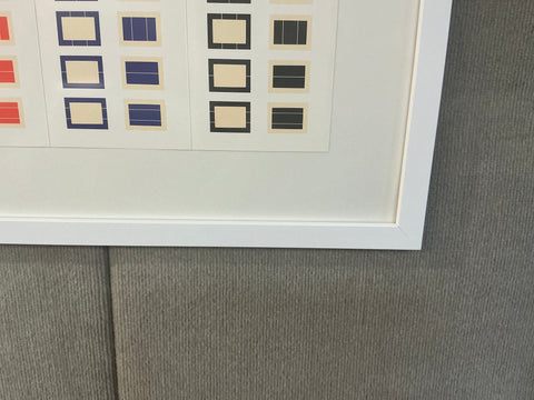 DONALD JUDD Series of Ten Woodcuts in Three Color States, 1988