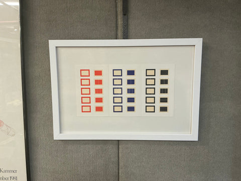 DONALD JUDD Series of Ten Woodcuts in Three Color States, 1988