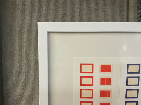 DONALD JUDD Series of Ten Woodcuts in Three Color States, 1988