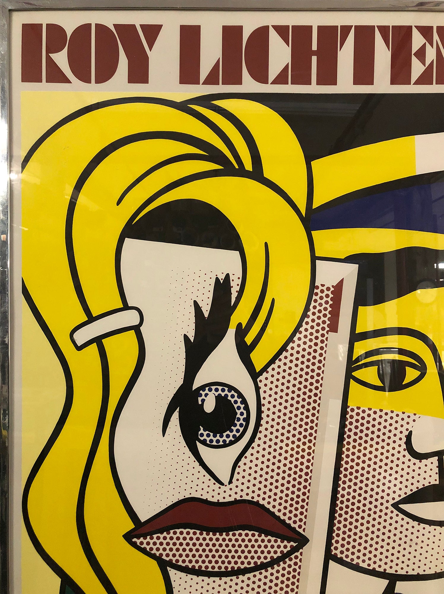 ロイ リキテンシュタイン 1979 Stepping Out ポスター当時物 ROY LICHTENSTEIN Stepping Out, 1979 – Art Wise Premium Posters