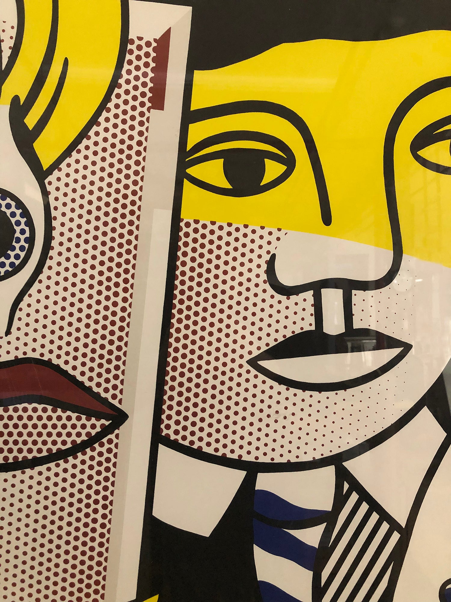 ロイ リキテンシュタイン 1979 Stepping Out ポスター当時物 ロイ リキテンシュタイン Roy LICHTENSTEIN 1979 Stepping Out