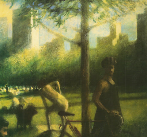 BILL JACKLIN Sheep Meadow III, 1990 - Signed