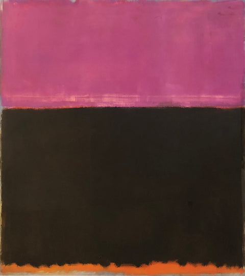 MARK ROTHKO Pink, Black, Orange, 1953