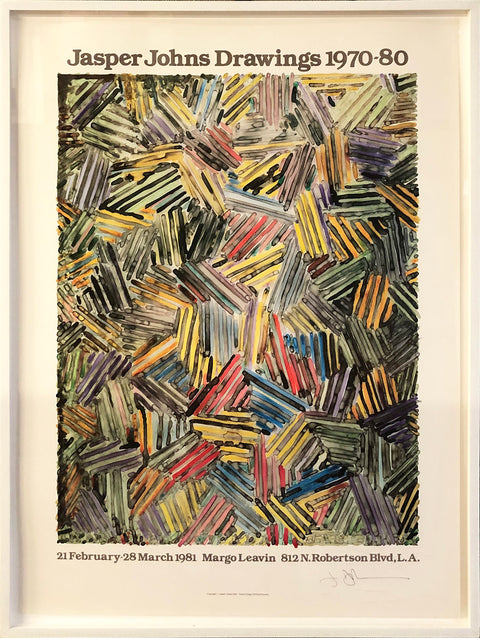 JASPER JOHNS Drawings 1970-80, 1981 - Signed