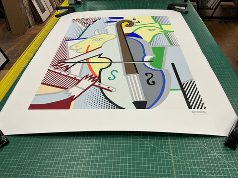 ROY LICHTENSTEIN Cubist Cello, 1997