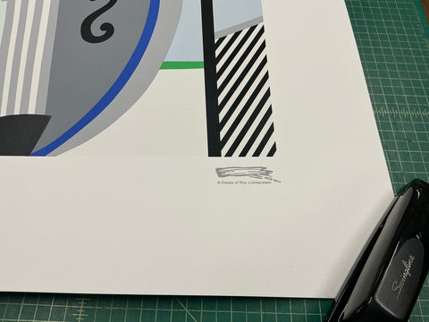 ROY LICHTENSTEIN Cubist Cello, 1997