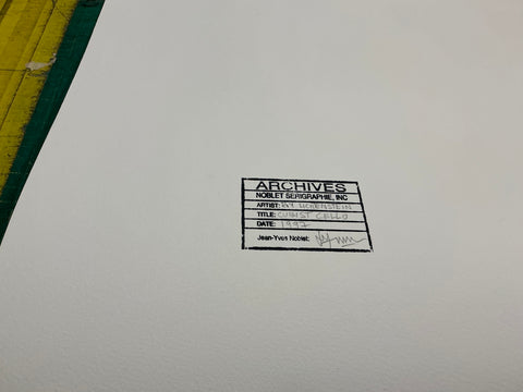 ROY LICHTENSTEIN Cubist Cello, 1997